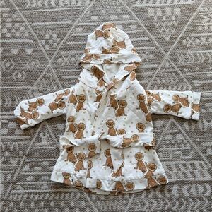 Kate Quinn Hooded Baby Robe - Lion Print